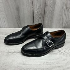 Mens Allen Edmonds Thayer Buckle Shoes Black Made In USA Size 7.5 for sale  Shipping to South Africa