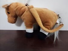 Bolsa de pelúcia marrom cavalo animal de pelúcia brinquedo macio comprar usado  Enviando para Brazil