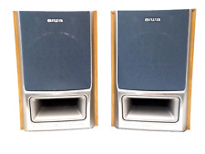 Conjunto de 2 Aiwa SX-M55 estante de madeira sistema de alto-falante 3 vias com subwoofer embutido comprar usado  Enviando para Brazil