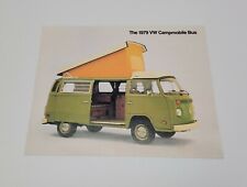 1979 volkswagen campmobile d'occasion  Expédié en Belgium