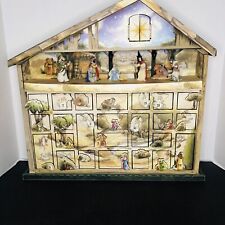 wooden advent calendar for sale  Shipping to Ireland