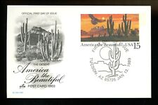 US FDC #UX127 Artcraft 1989 Tucson AZ América el hermoso desierto segunda mano  Embacar hacia Argentina