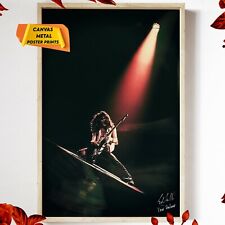 Eddie Van Halen em 1978 Repro Tribute Photo Poster Tela Metal Wall Art Prints comprar usado  Enviando para Brazil