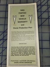 1969 pontiac warranty for sale  Suffolk