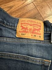 l32 levi jeans w34 514 for sale  Depew
