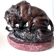 Large bronze lion for sale  READING