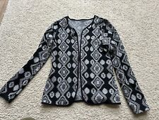 Aztec cardigan black for sale  CHELMSFORD