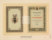 Tipografía decorativa y diseño impreso 1891 intercambio de patrones gráficos #E654 segunda mano  Embacar hacia Mexico