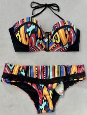 Paradizia Art Bustier Bikini Top & Bottom, Size L, NWT for sale  Shipping to South Africa