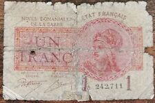 Billet franc mines d'occasion  Aunay-sur-Odon