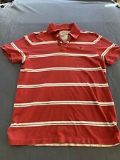 Camisa polo Hollister adulto GG masculina rugby vermelha branca manga curta, usado comprar usado  Enviando para Brazil