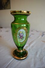 Bohemia vase grün gebraucht kaufen  Weiterstadt