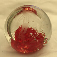 Paperweight clear glass for sale  LONDON