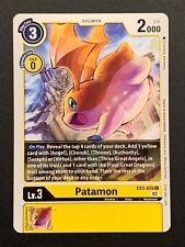 Patamon ex3 028 for sale  WOKING