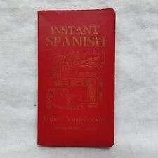 1966 Vintage Instantâneo Guia de Conversação em Espanhol Colete Follett-Dicionário de Bolso comprar usado  Enviando para Brazil
