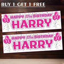 Personalised birthday banners for sale  BURNHAM-ON-CROUCH
