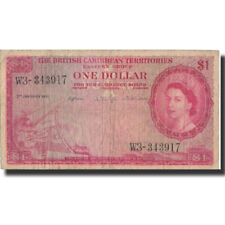 [#571505] Banknot, Brytyjskie Terytoria Karaibów, 1 Dollar, 1961, 1961-01-02, KM na sprzedaż  Wysyłka do Poland