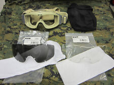 NEW LENSES ESS Profile NVG Ballistic Goggles Desert Tan - Foam Split for sale  Shipping to South Africa