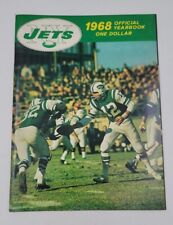 Anuario de fútbol americano de los New York Jets 1968 - Joe Namath en muy buen estado segunda mano  Embacar hacia Argentina