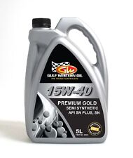 Usado, Gulf Western Premium Gold 15W40 6 Litros de óleo de motor (30621) comprar usado  Enviando para Brazil