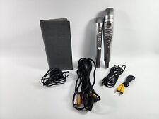 Magic Sing Karaoke Microphone ED8000 W/ Duet Mic, Song List, Cords, Case Tested, used for sale  Shipping to South Africa