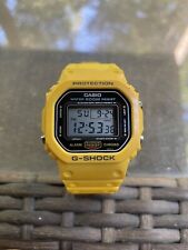 Relógio Casio G-SHOCK DW-5600C-9B parafuso traseiro Japão - Velocidade amarela, usado comprar usado  Enviando para Brazil