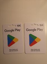 Google play card gebraucht kaufen  Overbruch,-Vierlinden