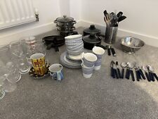Selection cutlery cups for sale  MARKET HARBOROUGH