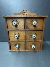 Primitive Antique Wood Spice Cabinet for sale  Shipping to South Africa