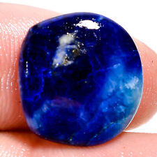 07.50 Cts. Natural Stunning Neon Blue Afghanite Fancy 15X14X3 MM Cab. Gemstone for sale  Shipping to South Africa
