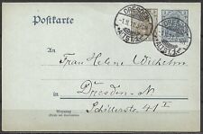 1911 ganzsachen postkarte gebraucht kaufen  Leipzig