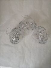 Large glass baubles for sale  ROTHERHAM