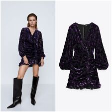 Zara purple velvet for sale  CHELTENHAM