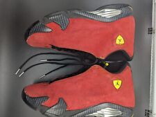 💥2014 Nike Air Jordan 14 Retro “Ferrari”Challenge Red Suede 654459-670 Size 11 for sale  Shipping to South Africa