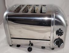Used, Dualit Retro Style 2+2 Sandwich Four Slot Toaster 4 Slice Polished Chrome 42174 for sale  Shipping to South Africa