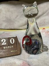 Artistic glass cat for sale  Coventry