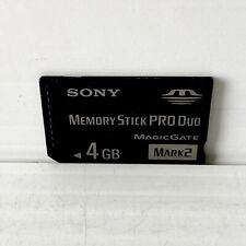 Genuine Sony 4GB Memory Stick Pro Duo - Sony PSP - Camera - Tested for sale  Shipping to South Africa