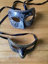 Black glitter masquerade for sale  CORBRIDGE