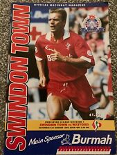 Swindon watford programme for sale  ELLON