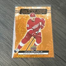 2023-24 Upper Deck Series 2 Lucas Raymond Dazzlers NARANJA DZ-73 alas rojas segunda mano  Embacar hacia Argentina