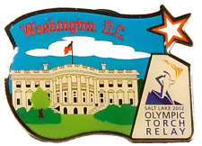 Olympics 2002 Salt Lake City Olympic Torch Relay Washington D.C. Lapel Pin for sale  Shipping to South Africa