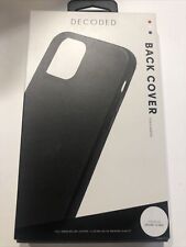 Capa traseira preta couro decodificado para Apple iPhone 12 mini comprar usado  Enviando para Brazil