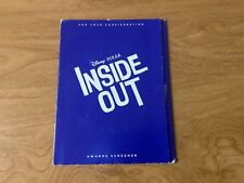 Inside Out - Disney Pixar 2015 Awards Screener DVD, "Para sua consideração", usado comprar usado  Enviando para Brazil