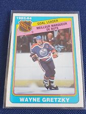 Wayne Gretzky 1984-85 O-Pee-Chee #381 GOAL LEADER, QUASE PERFEITO! comprar usado  Enviando para Brazil