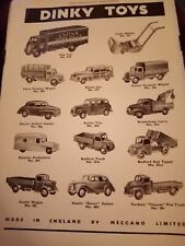 Ephemera 1950s dinky for sale  LEICESTER