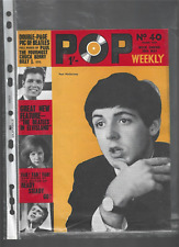 Pop Weekly Magazine Paul McCartney Beatles No 40 comprar usado  Enviando para Brazil