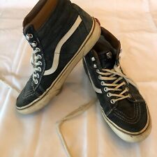 Vans Off The Wall Size Men’s 8.5 US Blue Suede Scotchguard Sk8-Hi Shoes 721454 for sale  Shipping to South Africa