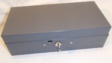Used, Steelmaster Gray Cash/Coins Cashier Lockbox Drawer With Key Atapco Steel M1914 for sale  Shipping to South Africa
