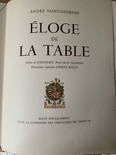 éloge table saint d'occasion  Saint-Amand-Montrond