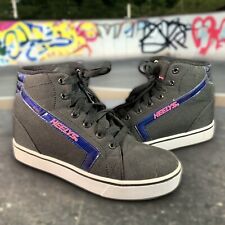 Zapatos de skate Heelys GR8R altos para niñas jóvenes talla 4 negro rosa azul para mujer talla 5 segunda mano  Embacar hacia Mexico